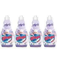 Bingo Soft Çamaşır Yumuşatıcı Konsantre 1440ML Sensitive (Hipoalerjenik) (4 Lü Set)