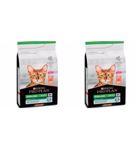 Pro Plan Sterilised Somonlu Kisirlastirilmis Kedi Maması 1,5 Kg X 2 Adet (Kahverengi)