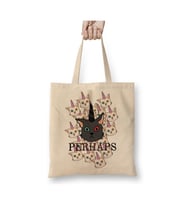Unicorn Cat Kedi Beyaz Bez Çanta Uzun Saplı Alışveriş Çantası Plaj Çantası