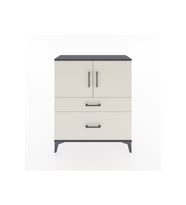 Arges Şifonyer 2 Raflı 2 Çekmeceli 2 Kapaklı 88x30x106 Antrasit-Aytaşı