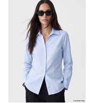 LCW EVERYDAY Mavi Regular Fit Kadın Gömlek
