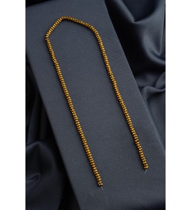 Hematit Doğal Taş Gold Rondela Kesim 2x4mm Dizi
