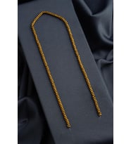 Hematit Doğal Taş Gold Rondela Kesim 2x4mm Dizi