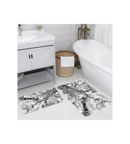 Eliana Home Baskılı 2'li Banyo Paspas Takımı RVG5151