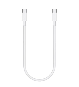 ScHitec 6A 100W Type-C to Type-C 25cm Süper Hızlı Data ve Şarj Kablosu Beyaz