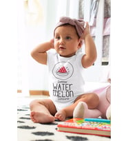 Summer Watermelon Desenli Kısa Kol Unisex Body