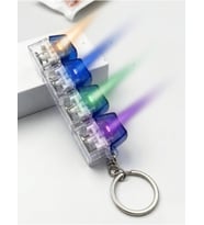 Işıklı Mekanik Klavye Tuşlu Stres Atma Anahtarlığı - 4'lü Fidget Toy