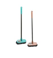 MİNİ TEMİZLİK FIRÇASI ORTA SERT KILLAR METAL SAPLI=40CM - 4.5X12.5CM (5365)