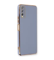 Microsonic Vivo Y20 Kılıf Olive Plated Lavanta Grisi