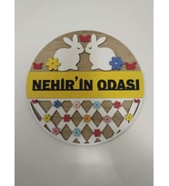 isme özel Çocuk Odası Kapı Süsü Kaliteli ve Şık
