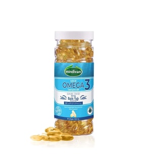 Mindivan Omega-3 Balık Yağı - 1000 Mg Yüksek EPA/DHA (90 Softjel)