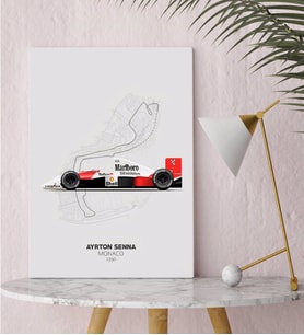 BK Gift Formula 1 Tasarımlı Kanvas Tablo-14