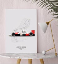 BK Gift Formula 1 Tasarımlı Kanvas Tablo-14