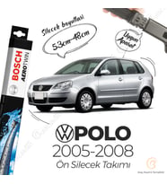 Bosch Aerotwin Muz Silecek Takımı Volkswagen Polo 2005-2008 ile uyumlu