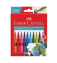 Faber Comfort Serisi Keçeli Kalem Fırça Uç 12’Li Bio 5062000010000