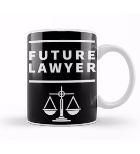 Future Lawyer Student Of Law School Kupa Bardak Porselen