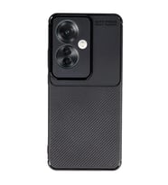 Oppo Reno 11f Kılıf Auto Focus Karbon Kapak - Siyah