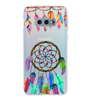 PrintiFy Samsung Galaxy S10e ile Uyumlu 1mm Slim Fit Nazar Boncuğu 6 Baskılı Şeffaf  Kılıf