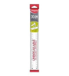 MAPED 245620 STUDY KIRILMAZ 30 CM CETVEL ŞEFFAF