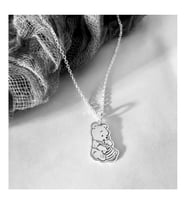 Gökdeniz 925 Winnie the Pooh Tasarım Gümüş Unisex Kolye 