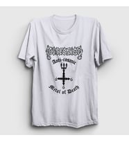 Presmono Unisex Beyaz Anti Cosmic Dissection T-Shirt 437778tt (Beyaz)