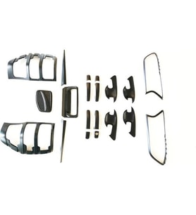 Autokit Ford Ranger Mat Siyah Dış Kaplama Full Set (2016+)