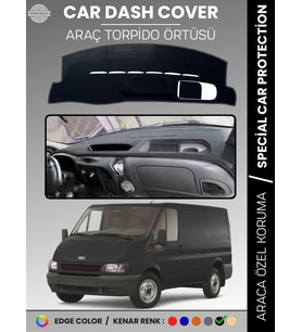 FORD TRANSİT (2006-2012) Torpido Örtüsü Ön Panel Torpido Koruma Tam Uyum Kaymaz Kolay Montaj