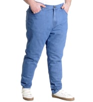 Mode XL Büyük Beden Erkek Kot Pantolon MARWEL NOCHE BLUE 22940 MAVI