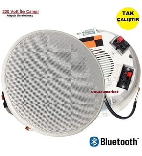 Alçıpan Tavan Hoparlör Bluetooth Özellikli (220 Volt Bağla Çalıştır)