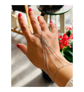 ÇOKLU ZİNCİR ÇELİK ŞAHMERAN-GÜMÜŞ RENK ACR8900