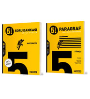 HIZ YAYINLARI 5. SINIF MATEMATİK + PARAGRAF SORU BANKASI