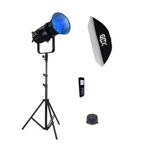 Gdx Exc-180RGB-II Rgb Led Video Işığı Full Set (60x90 Softbox + 260 cm Kalın Işık Ayağı)