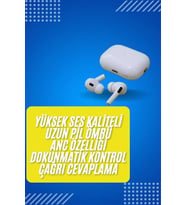 Beyaz Android ve İOS Uyumlu Yüksek Performanslı Uzun Pil Ömrü