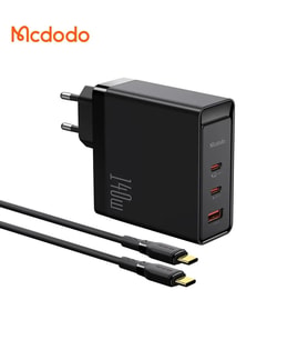 Mcdodo CH-2913 140W Gan5 Pro Typec Kablolu Şarj Adaptörü (Siyah)