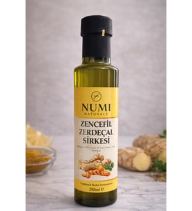 NUMI Naturals Zencefil Zerdeçal Sirke Karışımı 250ml (Günlük Ritüel)