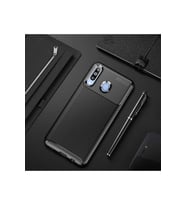Samsung Galaxy M30 Uyumlu Kılıf Zore Negro Silikon Kapak (Siyah)