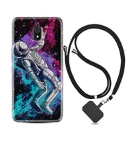 Xiaomi Redmi 8A 8 Pro 9C 9T 10C 11T Pro Kılıf Boyun Askılı Silikon Astronot Signs 1753