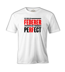 Tenis - Pronounced Perfect Beyaz Erkek Tshirt