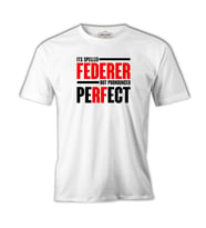 Tenis - Pronounced Perfect Beyaz Erkek Tshirt