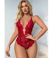 BABYDOLL SİYAH&BORDO 312
