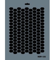 Rich New Seri N-125 Stencil 35x25 cm