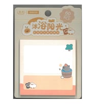 SÜDOR X660180 RENKLİ DESENLİ YAPIŞKANLI NOT KAĞIDI 60 YP. 73x73mm. CAPYBARA - TEKLİ
