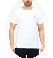 Adidas Erkek Battal Pamuk Cotton T-Shirt EF-3641 (Beyaz)