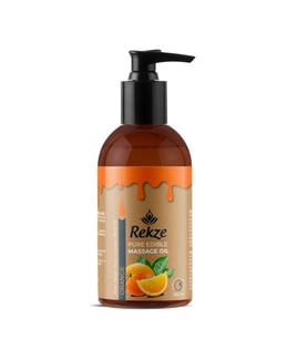 Rekze Masaj Yağı - Portakal Aromalı Yenilebilir Erotik Rahatlatıcılı Vücut Aromaterapi 120 ml