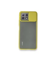 Çınarcık Dev Xiaomi Mİ 11 Lite Kılıf Palm Buzlu Kamera Sürgülü Silikon - Pembe