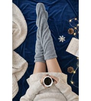Peluş Çorap (Silver)