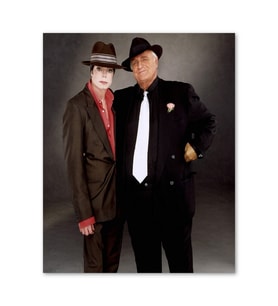 Ahşap Tablo Michael Jackson Le Marlon Brando (25x35 Cm Boyut)