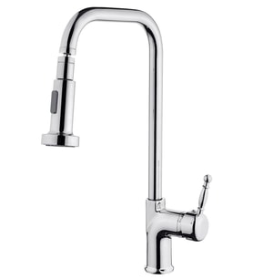 Vilas Madrid Deluxe Fonksiyonlu Başlık Mutfak Evye Bataryası (Krom)