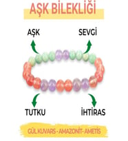 Aşk Doğal Taş Bileklik