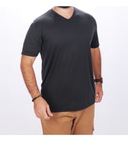 V yaka Tshirt 30/1 Süprem Füme (Renksiz)